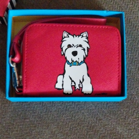 Marc Tetro Red Dog Art Canvas Bag - Picture 2 of 4